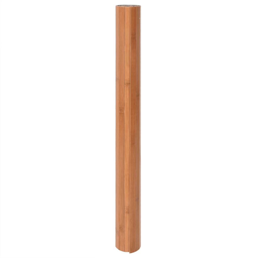 Vloerkleed rechthoekig 100x100 cm bamboe naturel