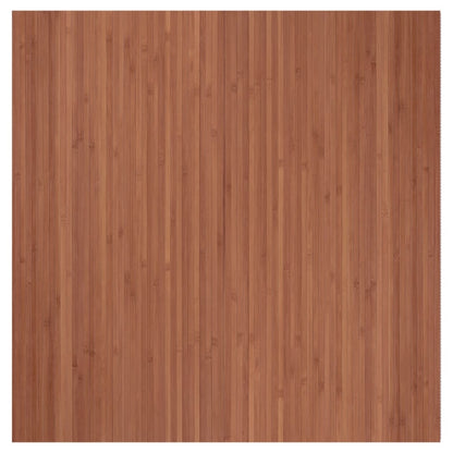 Vloerkleed rechthoekig 100x100 cm bamboe bruin