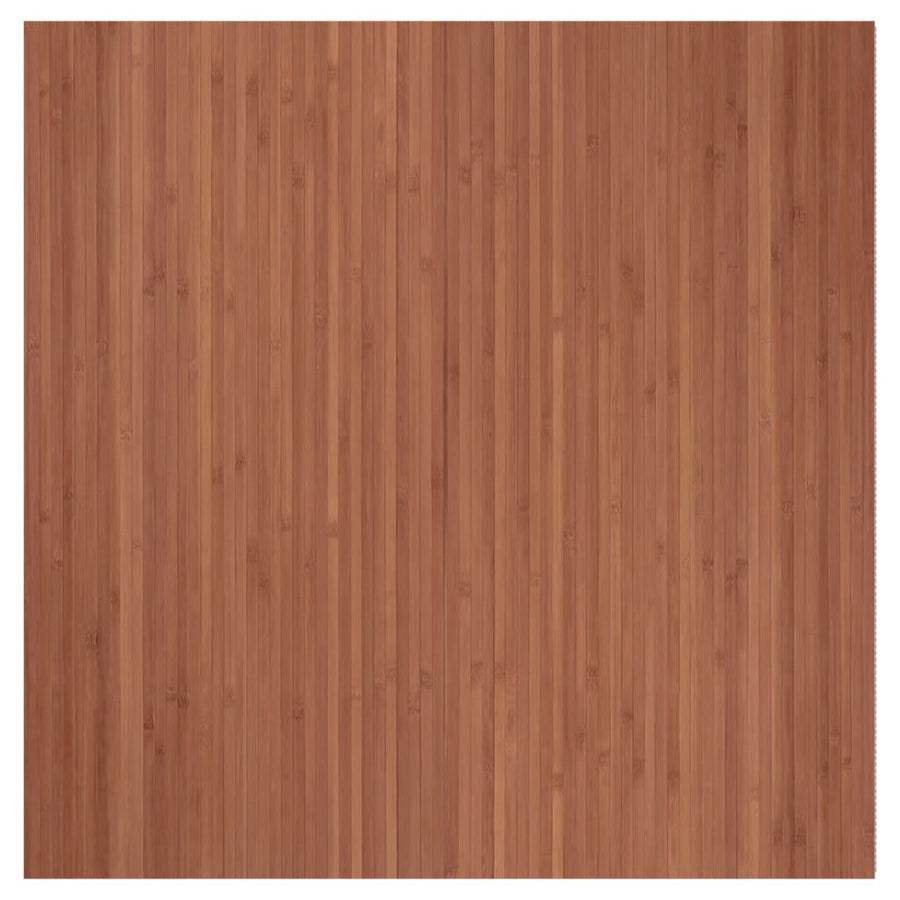 Vloerkleed rechthoekig 100x100 cm bamboe bruin