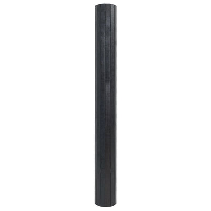 Vloerkleed rechthoekig 100x100 cm bamboe grijs
