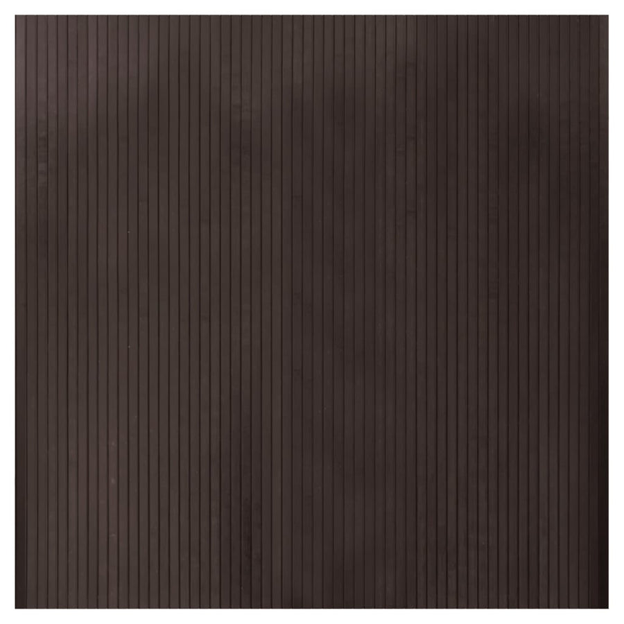 Vloerkleed rechthoekig 100x100 cm bamboe donkerbruin