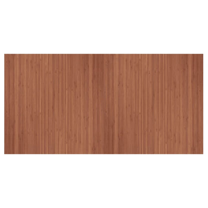 Vloerkleed rechthoekig 100x200 cm bamboe bruin