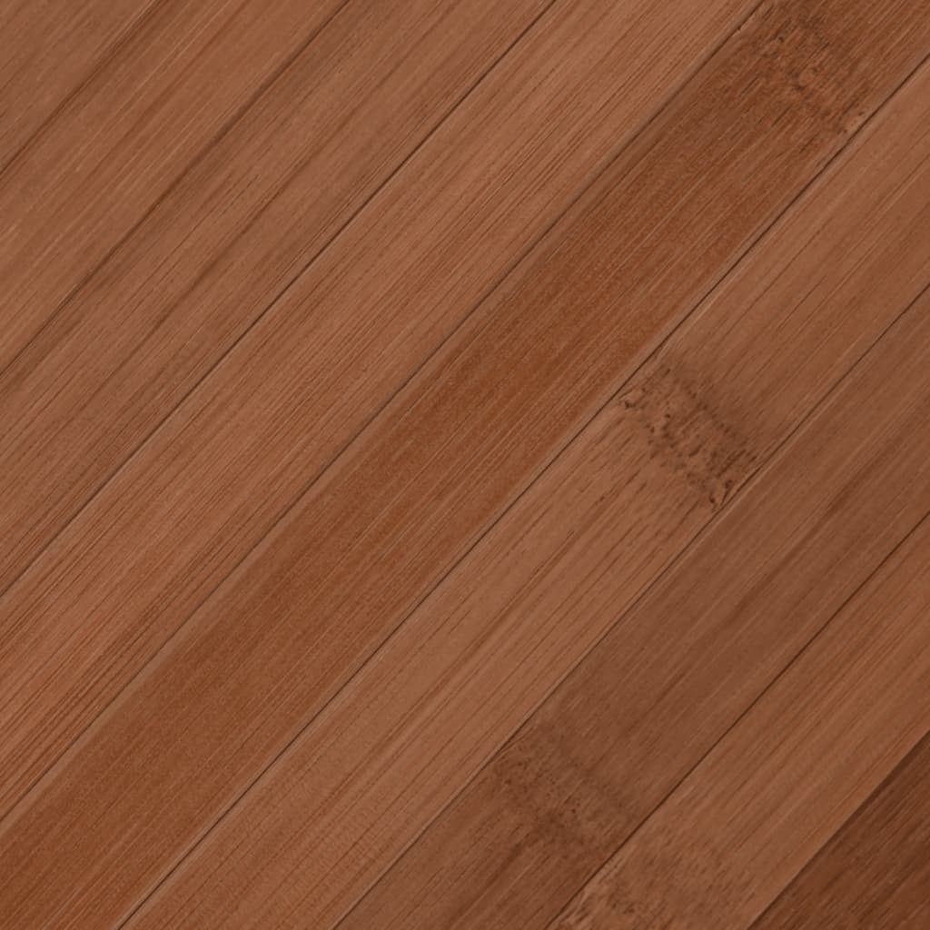 Vloerkleed rechthoekig 100x200 cm bamboe bruin