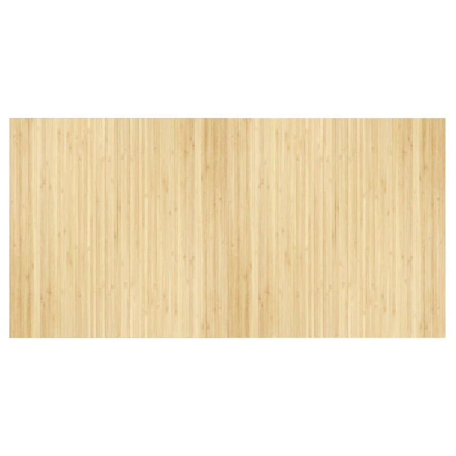 Vloerkleed rechthoekig 100x200 cm bamboe lichtnaturel