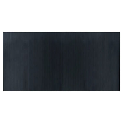 Vloerkleed rechthoekig 100x200 cm bamboe grijs