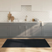 Vloerkleed 100x200 cm bamboe grijs