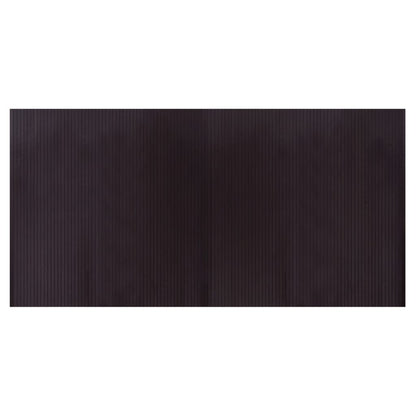 Vloerkleed rechthoekig 100x200 cm bamboe donkerbruin