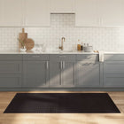 Rug rectangular 100x200 cm bamboo dark brown