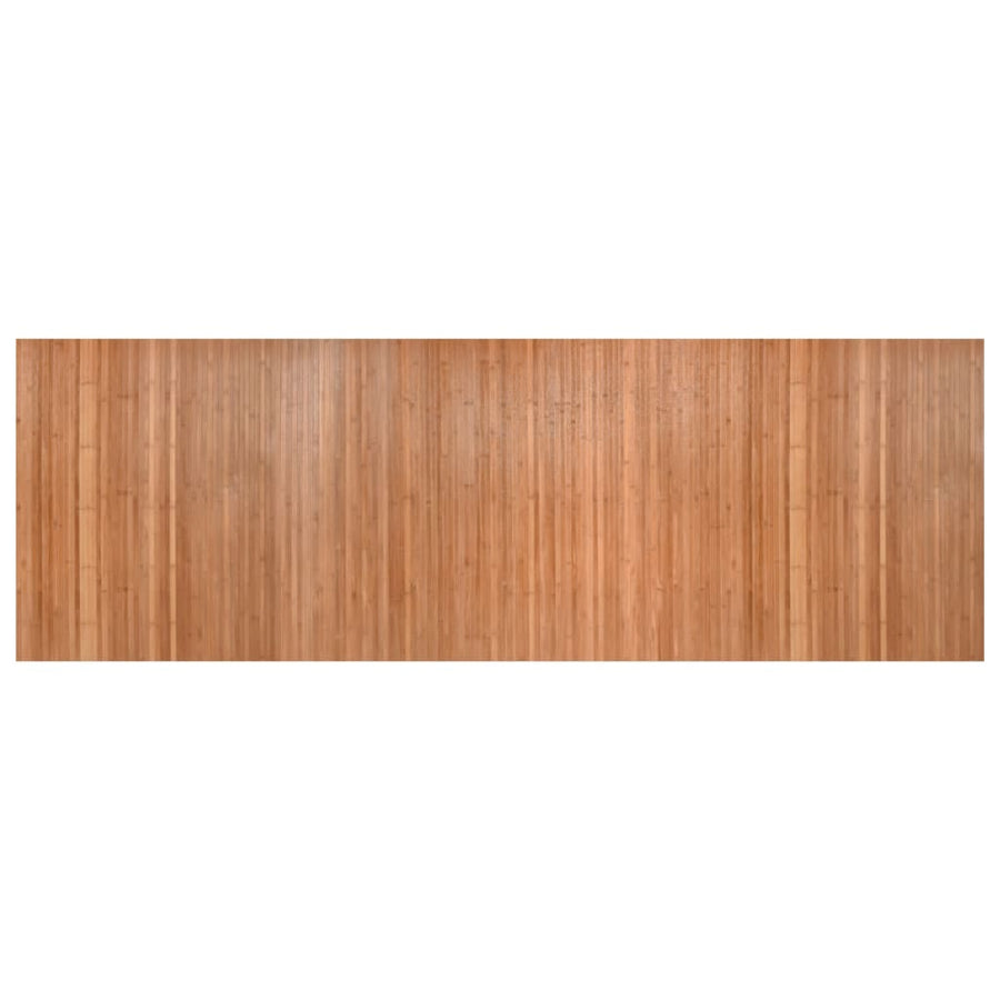 Vloerkleed rechthoekig 100x300 cm bamboe naturel