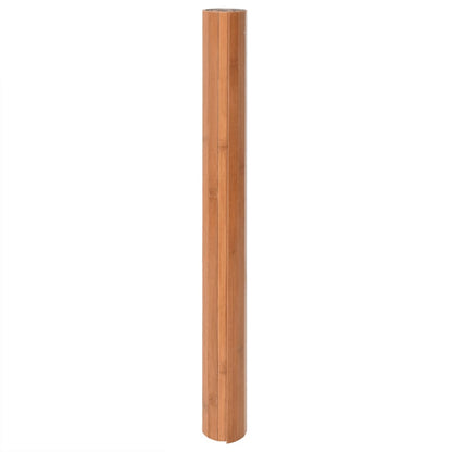 Vloerkleed rechthoekig 100x400 cm bamboe naturel