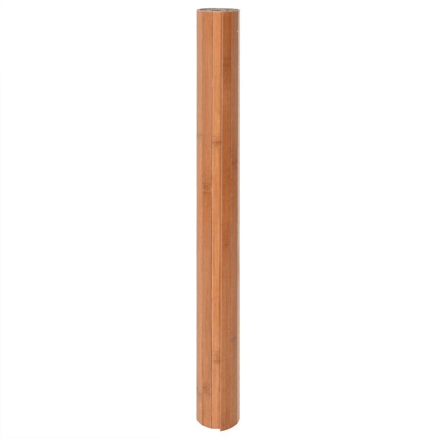 Vloerkleed rechthoekig 100x400 cm bamboe naturel
