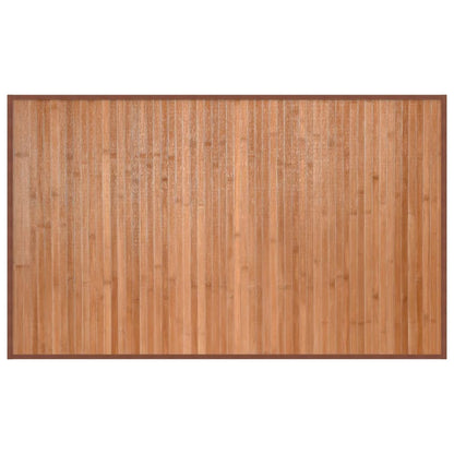 Vloerkleed rechthoekig 60x100 cm bamboe naturel