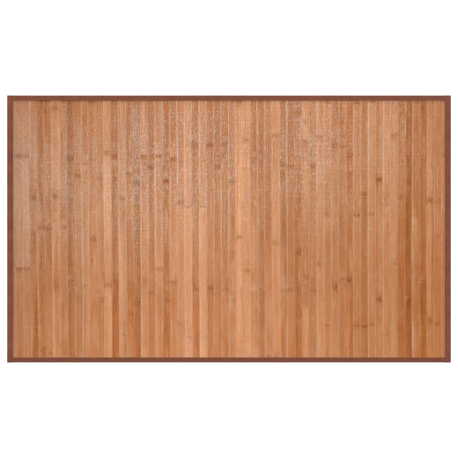 Vloerkleed rechthoekig 60x100 cm bamboe naturel