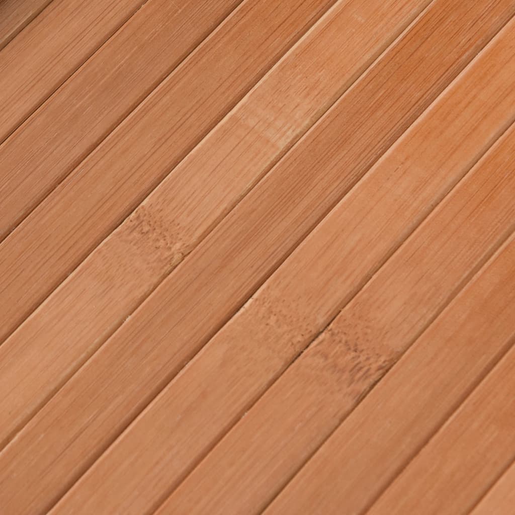 Vloerkleed rechthoekig 60x100 cm bamboe naturel