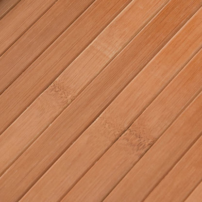 Vloerkleed rechthoekig 60x100 cm bamboe naturel