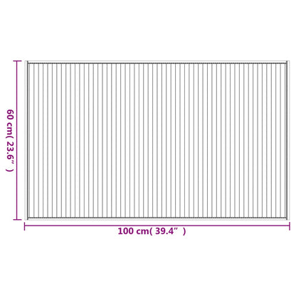 Vloerkleed rechthoekig 60x100 cm bamboe bruin