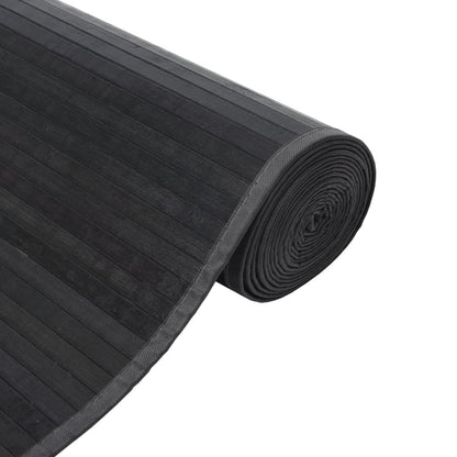 Vloerkleed rechthoekig 60x100 cm bamboe grijs