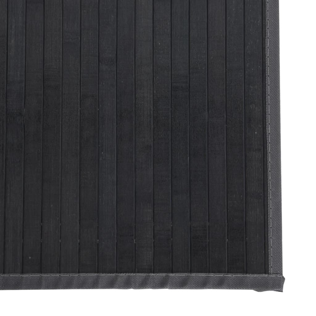 Vloerkleed rechthoekig 60x100 cm bamboe grijs