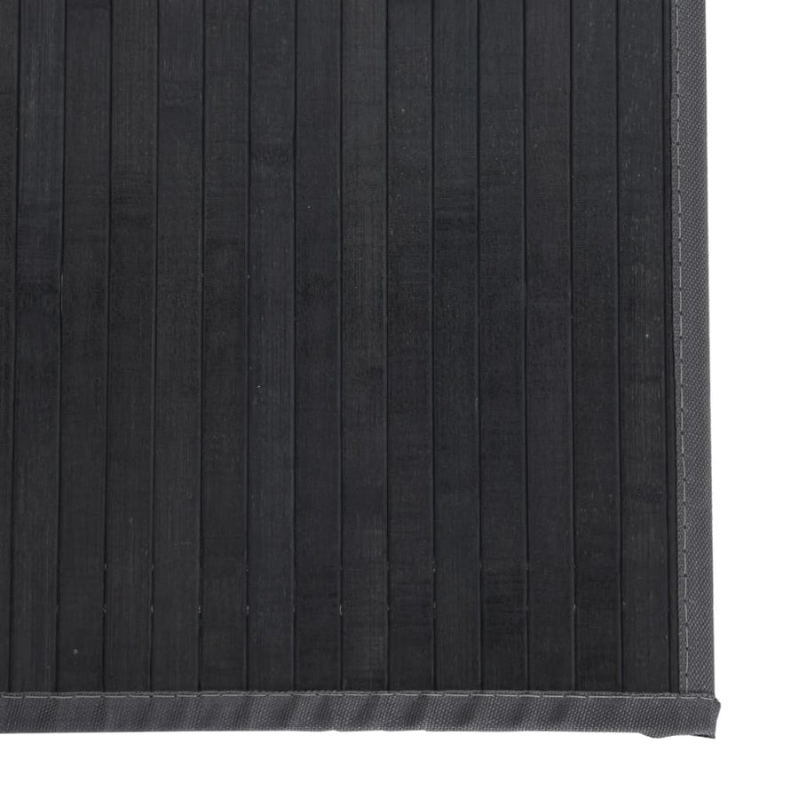 Vloerkleed rechthoekig 60x100 cm bamboe grijs