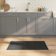 Rug rectangular 60x100 cm bamboo grey