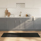 Rectangular rug 60x200 cm bamboo black