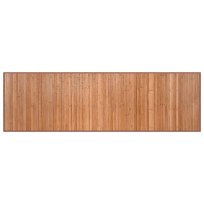 Vloerkleed rechthoekig 60x200 cm bamboe naturel