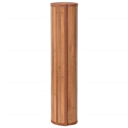 Vloerkleed rechthoekig 60x200 cm bamboe naturel