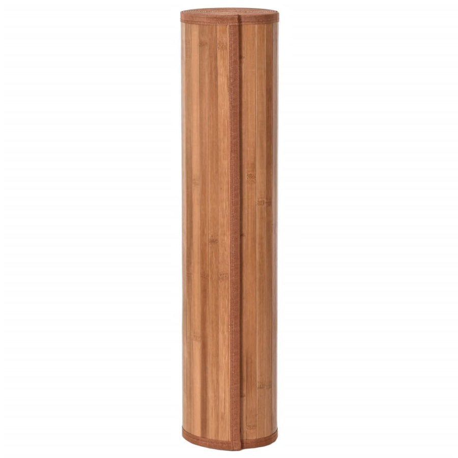 Vloerkleed rechthoekig 60x200 cm bamboe naturel