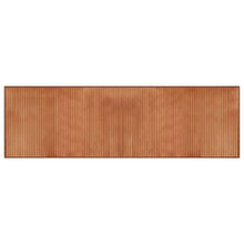 Vloerkleed rechthoekig 60x200 cm bamboe bruin
