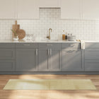 Rectangular rug 60x200 cm bamboo light natural