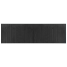 Vloerkleed rechthoekig 60x200 cm bamboe grijs