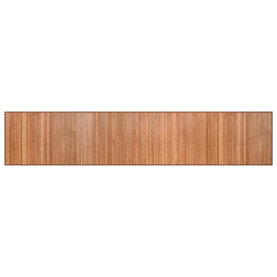 Vloerkleed rechthoekig 60x300 cm bamboe naturel