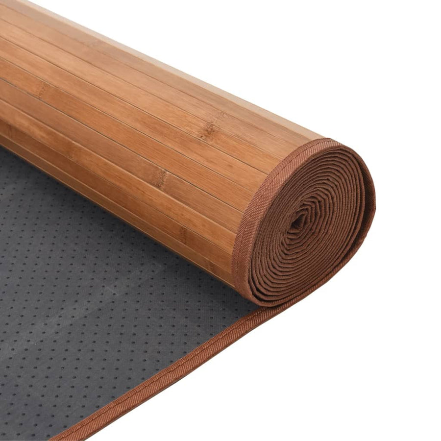 Vloerkleed rechthoekig 60x300 cm bamboe naturel