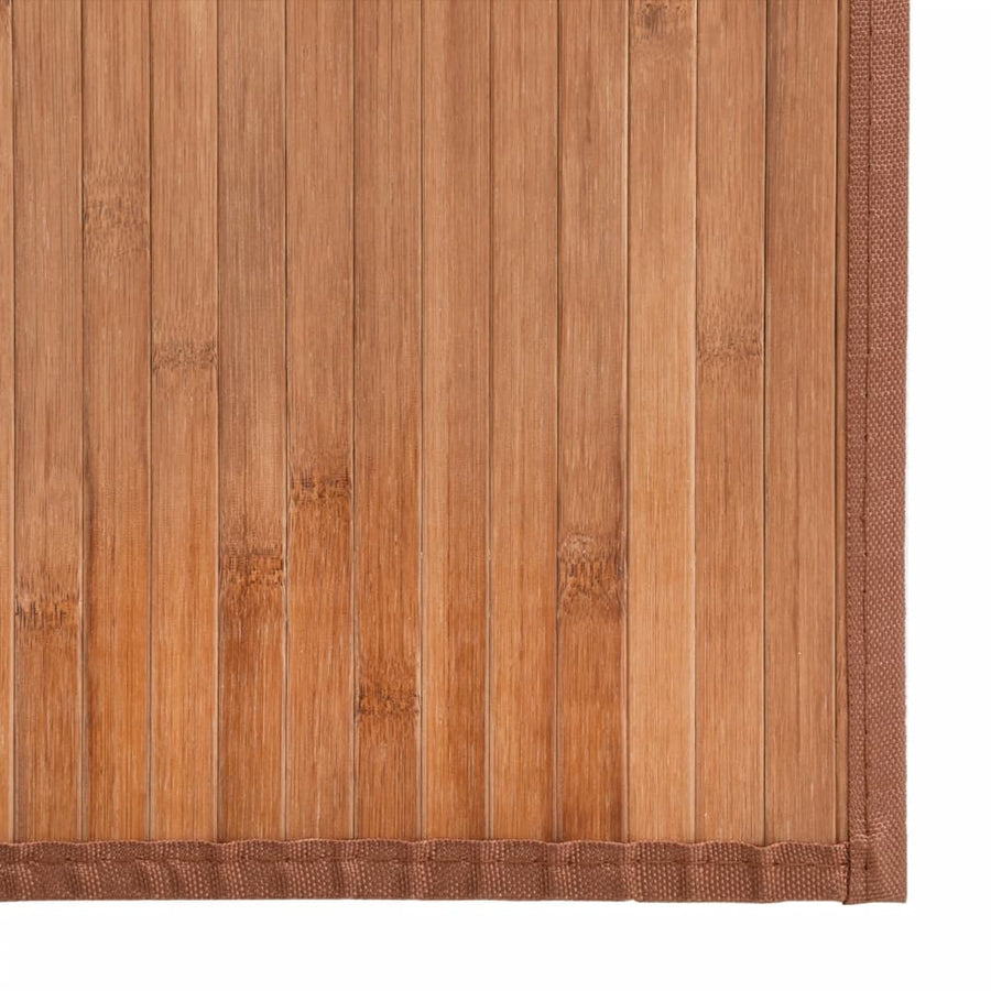 Vloerkleed rechthoekig 60x300 cm bamboe naturel