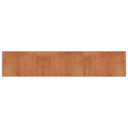 Vloerkleed rechthoekig 60x300 cm bamboe bruin