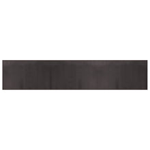 Vloerkleed Rechthoekig Bamboe Donkerbruin 60 x 300 cm