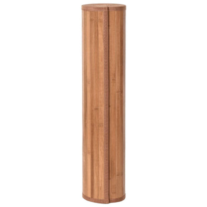 Vloerkleed rechthoekig 60x400 cm bamboe naturel