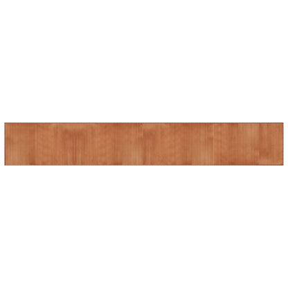 Vloerkleed rechthoekig 60x400 cm bamboe bruin