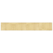 Vloerkleed rechthoekig 60x400 cm bamboe lichtnaturel