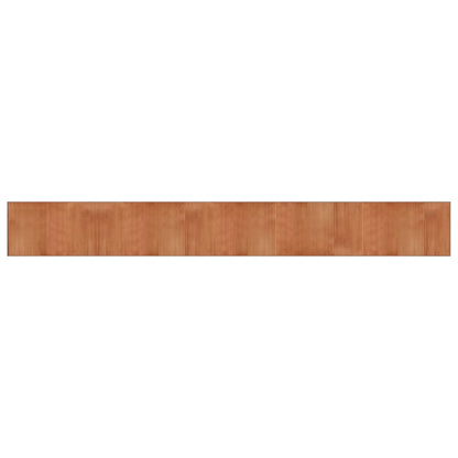 Vloerkleed rechthoekig 60x500 cm bamboe bruin