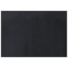 Vloerkleed Rechthoekig Bamboe Zwart 70 x 100 cm
