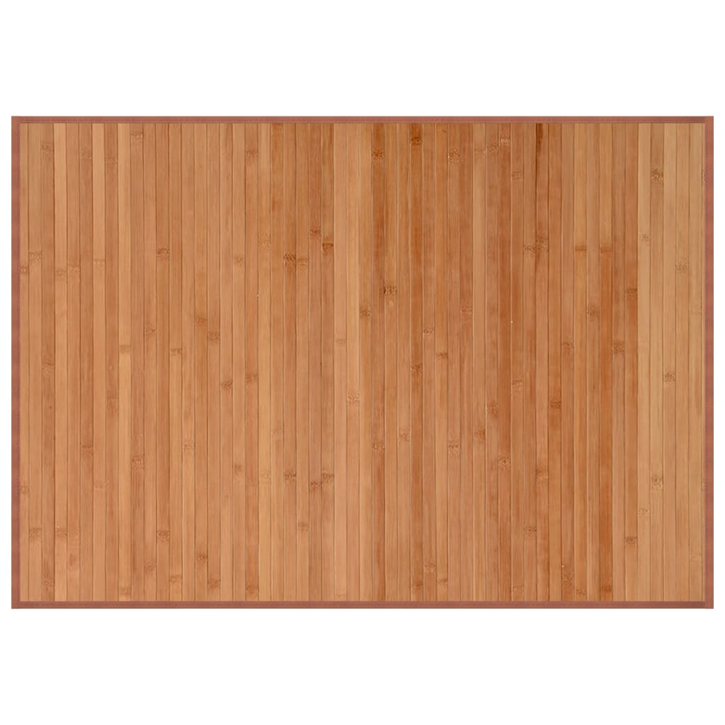Vloerkleed rechthoekig 70x100 cm bamboe naturel