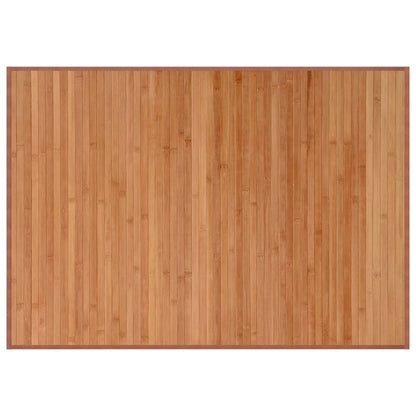 Vloerkleed rechthoekig 70x100 cm bamboe naturel