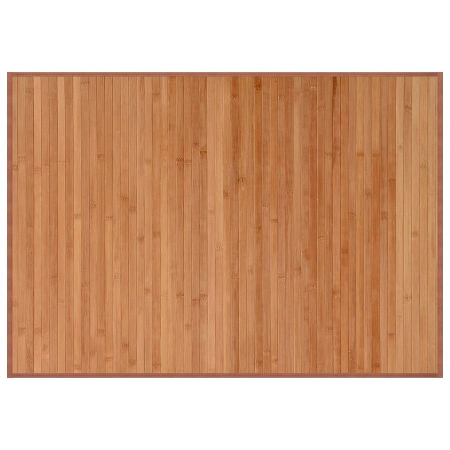 Vloerkleed rechthoekig 70x100 cm bamboe naturel