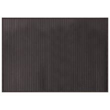 Vloerkleed rechthoekig 70x100 cm bamboe donkerbruin