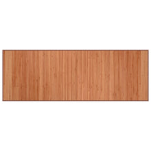 Vloerkleed rechthoekig 70x200 cm bamboe bruin