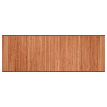 Vloerkleed rechthoekig 70x200 cm bamboe bruin