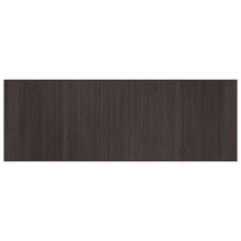 Vloerkleed rechthoekig 70x200 cm bamboe donkerbruin