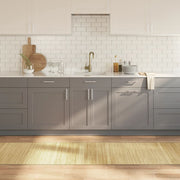 Vloerkleed bamboe 70x300 cm lichtnaturel