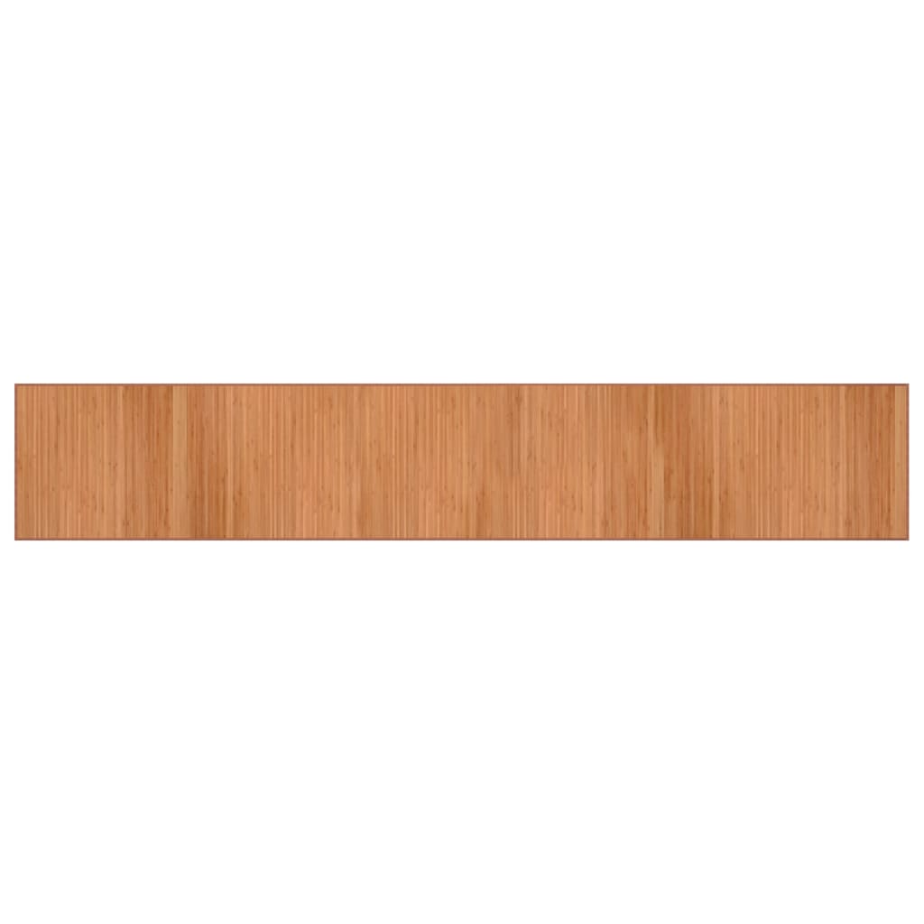 Vloerkleed rechthoekig 70x400 cm bamboe naturel